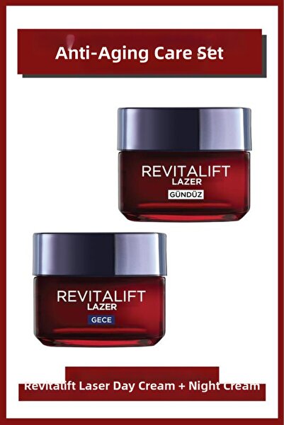 L'Oreal Paris كريم ريفيتاليفت ليزر المكثف للعناية بالوجه ومضاد للشيخوخة ومرطب...