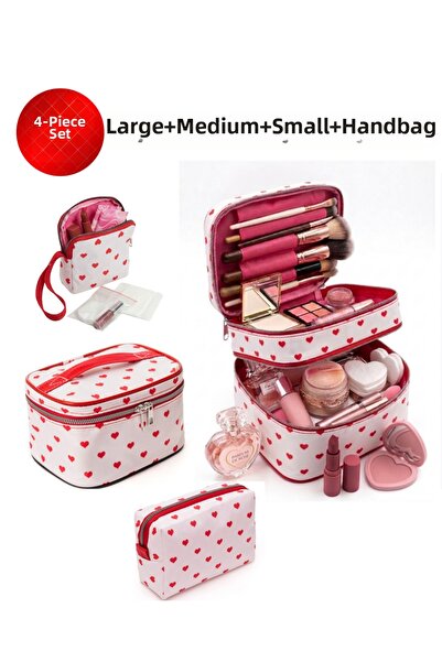 NS reliable Σετ Τσάντα τεμαχίων για μακιγιάζ και καλλυντικά ταξιδιού - Αδιάβρ...