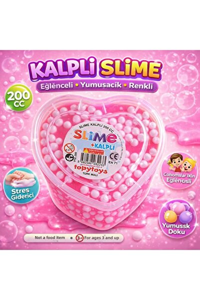 topytoys توبى تويز + عجينة لعب سلايم على شكل قلب
