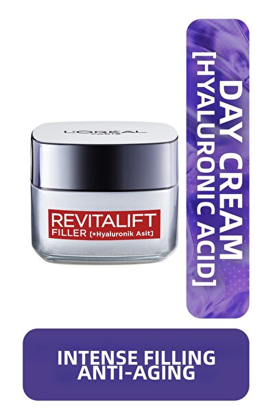 L'Oreal Paris Revitalift Filler Plumping Anti-Aging Day Cream with Hyaluronic...