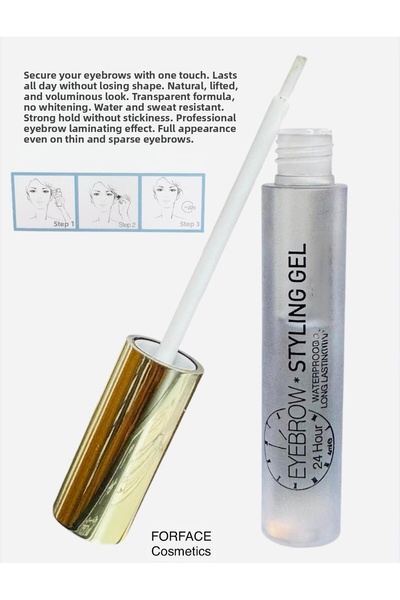 Forface Eyebrow Fixing Transparent Eyebrow Gel |   24 Hour Lasting Waterproof...