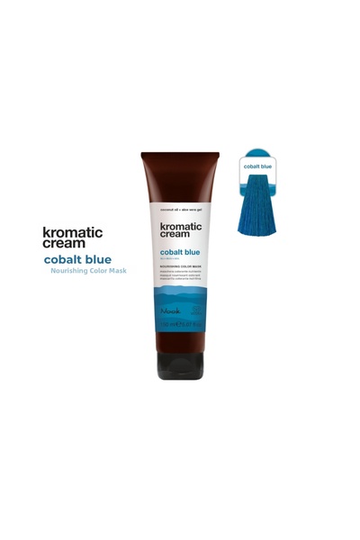 Nook Kromatic Cream Cobalt Blue Blue Tone Enhancer Radiant Hair Mask 150Ml-Co...