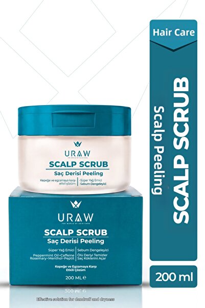 Uraw Scalp Peeling |   Purifying and Balancing Hair Scrub 200 ml