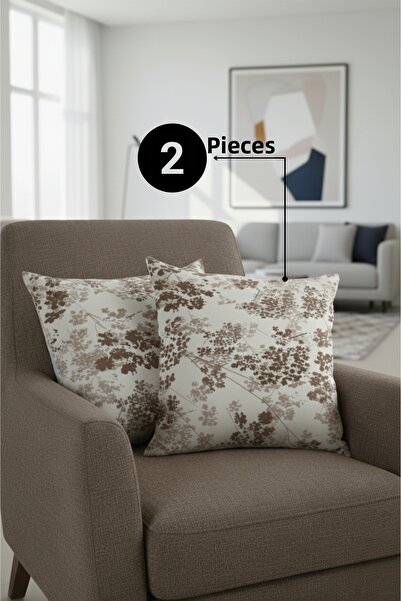 Senpai Chevron Bohemian Διακοσμητικό Μαξιλάρι Πάντσιον Κάλυμμα Μαξιλαριού 2 Τ...