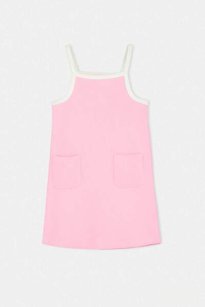 TRENDYOLKIDS Rosa kurzes/Mini-Strickkleid TKDSS26EL00028