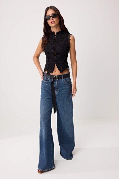 Συλλογή Trendyol Μαύρη Μπλούζα TWOSS26BZ00778