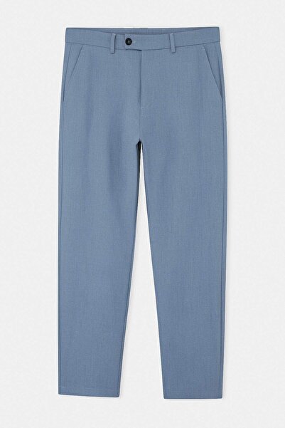 Trendyol Kollektion Blaue gerade Herrenhose TMNSS26PL00031