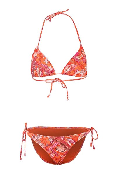 Συλλογή Trendyol Σετ μπικίνι με έθνικ σχέδια, στράπλες, καλυμμένο, χαμηλόμεσο...