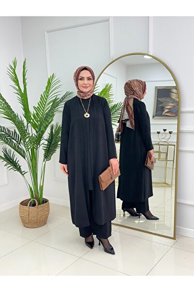 Valens Butik Σετ Τριπλό Τζιλάτι Μαντίλι με Ζακέτα και Παντελόνι Alya