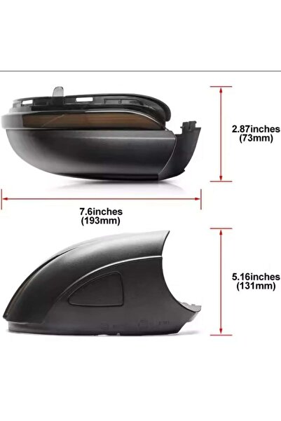 CerCip Semnalizari dinamice oglinda VOLKSWAGEN Golf 6 MK6, GTI, R20, 2008-2014, Touran 2011-2014, Canbus
