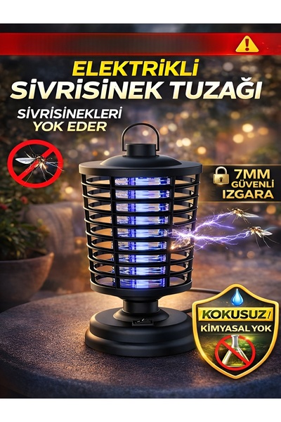 DEANB Ergonomik 3.6-4W 110-220V Askılı Sessiz Kokusuz UV IŞIK Elektrikli Sine...