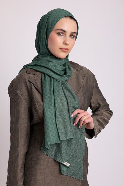 Ayshara Συλλογή Katre-i Zerâfet - Σάλι διπλής όψης από σμαράγδι του Κωνοποιητ...