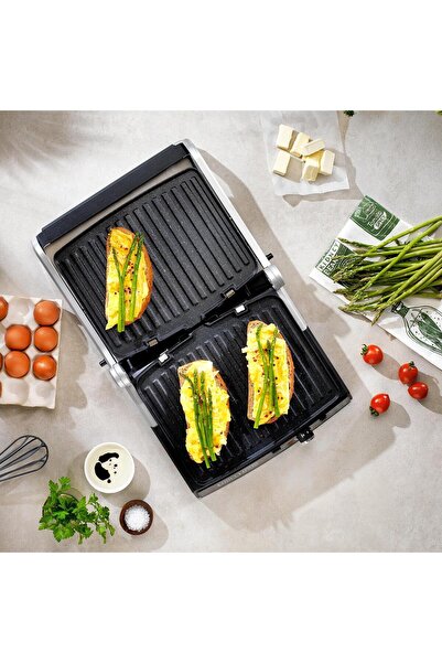 Schafer Grill Haus Tost Makinesi 2000 W Isıtma Gücü, Izgara Yapabilme Özelliğ...