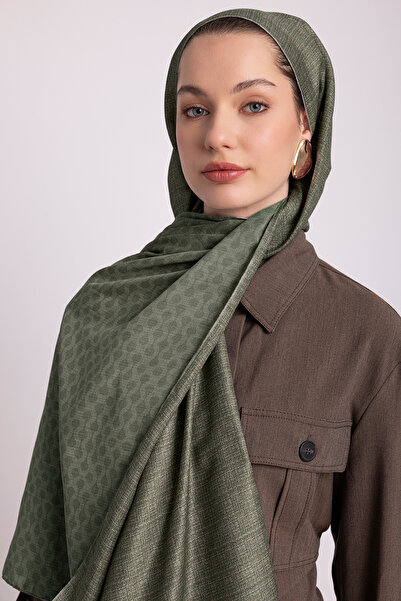 Ayshara Συλλογή Katre-i Zerâfet - Πράσινο Σάλι Διπλής Όψης Nakkaş