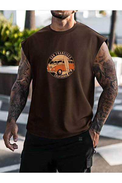 BENROMA Αμάνικο μπλουζάκι με στάμπα του Σαν Φρανσίσκο