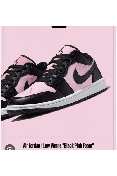 Nike Air Jordan 1 Low 'Pink Foam' Kadın Basketbol Ayakkabısı