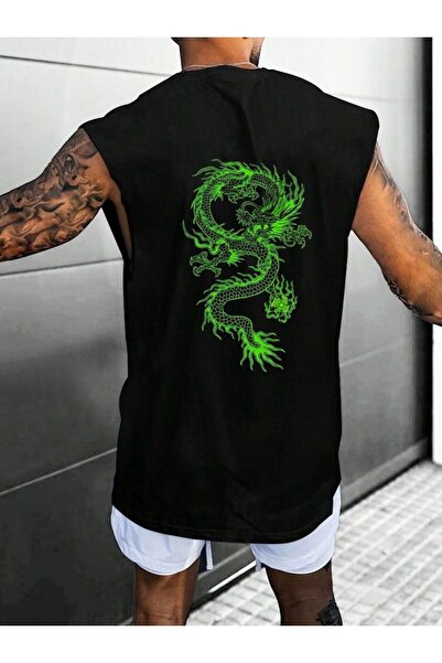 BENROMA Αμάνικο μπλουζάκι με στάμπα Ejder