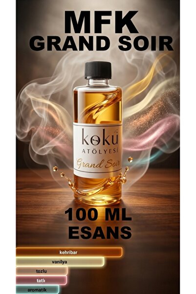 KokuAtölyesi MFK Grand Soir 100 ml Esans | Amber & Vanilyalı Unisex Niş Parfü...