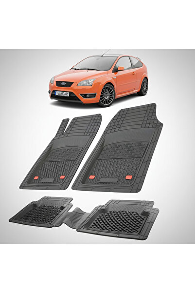 TEAMCAR Covorașe auto compatibile pentru Ford Focus Mk2 Hatchback 3 uși 2004-...