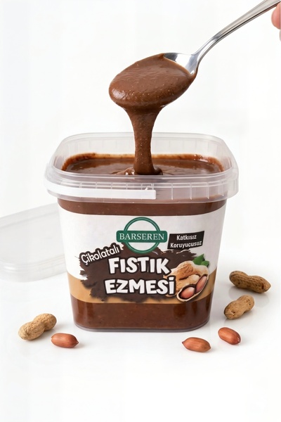 Barseren Çikolatalı Fıstık Ezmesi 500 Gr Bitter Çikolatalı