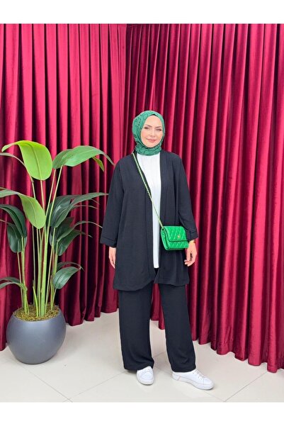 VALENS BOUTİQUE Τριπλό σετ με ζακέτα και παντελόνι Sıfır Kol, Χειμερινό Σετ