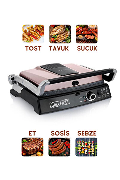 Schafer Grill Haus Tost Makinesi 6 Dilim Tost Kapasiteli, 5 Kademeli Isı Ayar...
