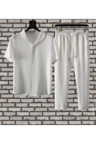 FS CABİN Bürümcük Crinkle Fabric Summer Lycra Unisex Women's Men's Long Sleev...