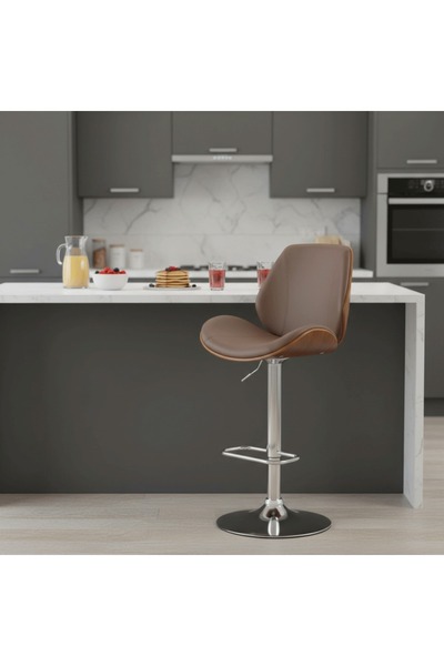 DEC4 Leather bar stool in different colors