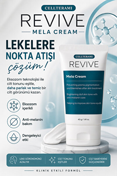Revive Mela Cream Eksozomlu Leke Karşıtı Krem | Anti-Melanin & Ton Eşitleyici 40g