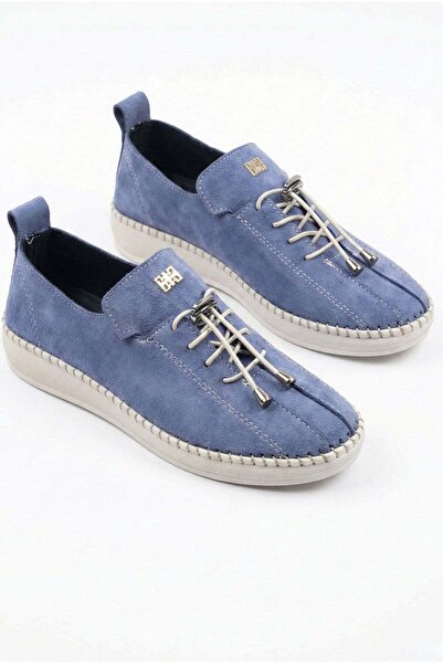 GİAMGİA STORE Γυναικεία παπούτσια casual από δέρμα σουέντ με ελαστικά κορδόνι...