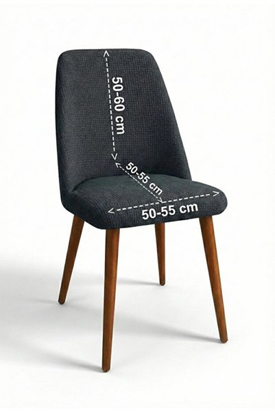AKBU Chair Cover , Pack of 6, a Quality Kitchen Large Oval, Washable , Elastic Chair Cover