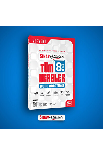 Sınav Yayınları Sınav Kalitesinde 8. Sınıf LGS Tüm Dersler Konu Anlatımlı