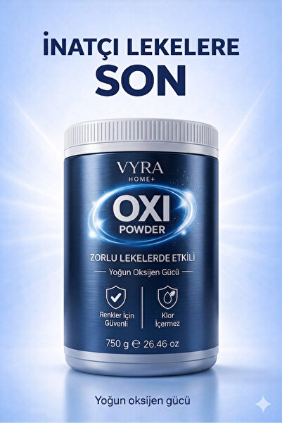 VYRA HOME Oxi Power Clean Çok Amaçlı Oksijenli Toz Leke Çıkarıcı Ve Beyazlatı...