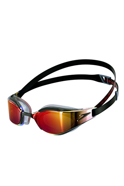 SPEEDO نظارات السباحة Fastskin Hyper Elite Mir Au Blk/gold للجنسين باللون الأ...