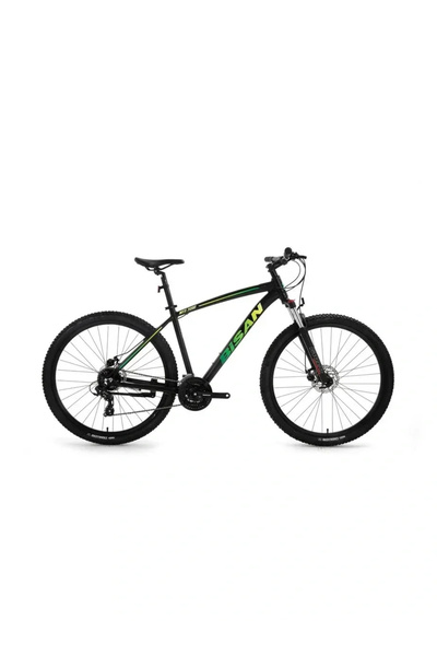 Bisan MTX 7200 ERKEK DAĞ BİSİKLETİ 43CM MD 26 JANT 24 VİTES MAT SİYAH YEŞİL