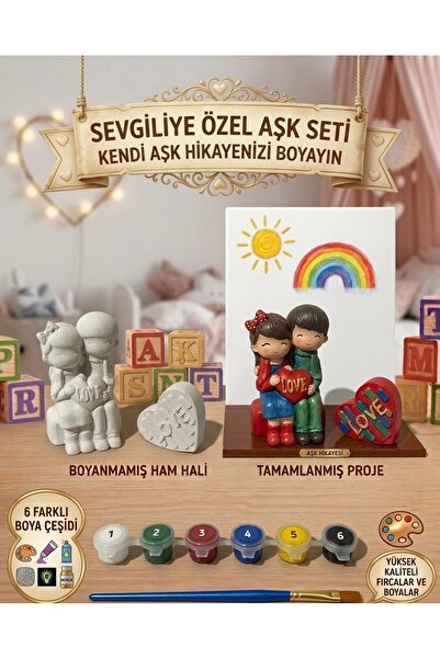 KOÇSAN Sevgiliyle Etkinlik 2’li Dekoratif Biblo