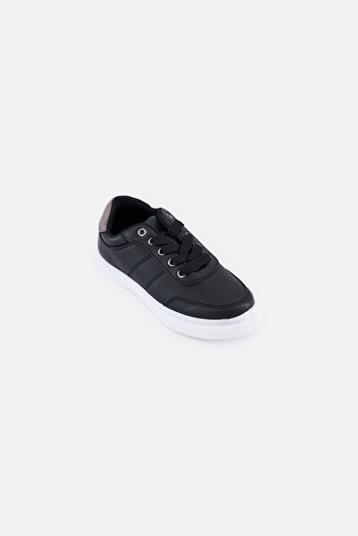 Josmo Kids Boy Lace Up Casual Shoes, Black