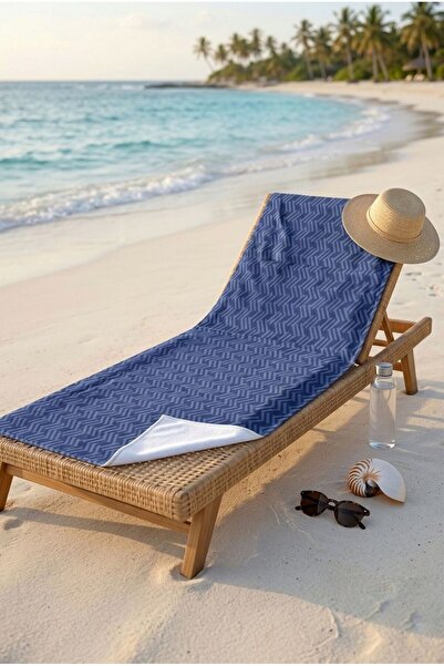 Loselya Πετσέτα Θαλάσσης Indigo Peak Ναυτικό Μπλε 70 x 150 εκ.