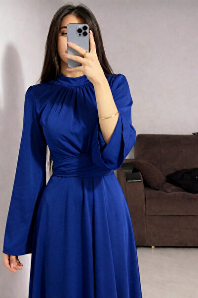 PERADO Ισπανικό φόρεμα με δεμένα μανίκια στα πλάγια, βραδινό φόρεμα