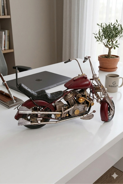 Genel Markalar Dekoratif Metal Motosiklet Biblo Dekoratif Hediyelik