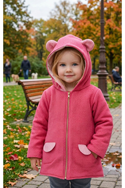 Retro Women Κοριτσίστικο μωρό ροζ κόκκινο ναυτικό με πουά μοτίβο με κουκούλα ...