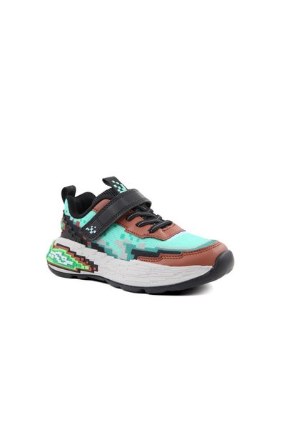 pepino 2216 Pantofi sport pentru copii, verde maro