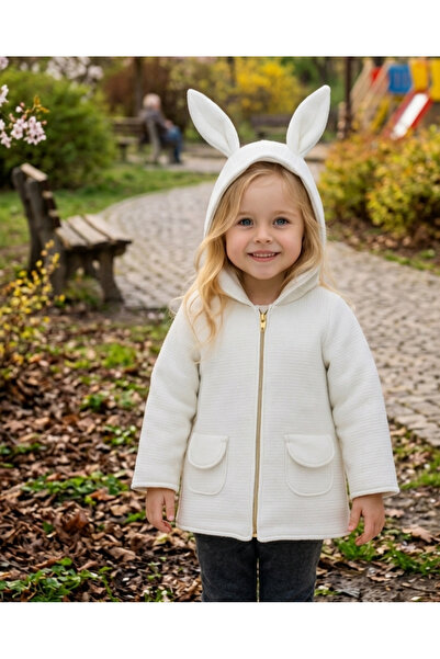 Retro Women Κοριτσίστικο παιδικό ροζ και λευκό μοτίβο με κουκούλα, χαριτωμένο...