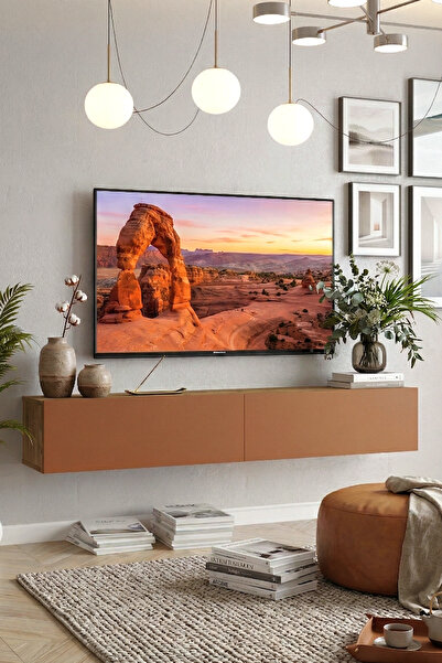 Yurudesign Future Tv Ünitesi 180cm FR8-AK Çam-Kiremit