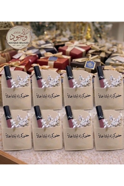 ABBRA توزيعات للمناسبات جيب مع روج 12 حبه