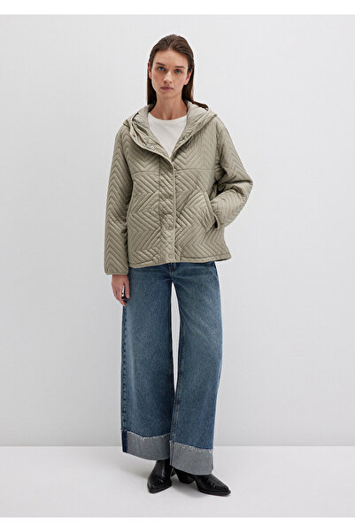 Mavi με κουκούλα Καπιτονέ πράσινο μπουφάν Loose Fit / Χαλαρή Άνετη Κοπή 11104...