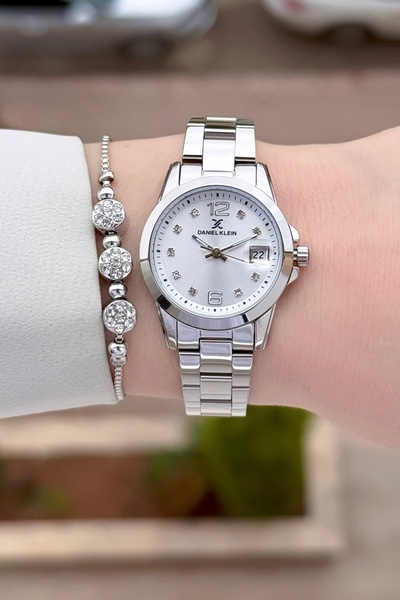 Daniel Klein Silver Renk 24 Ay Garantili 28 mm Kadın Kol Saati