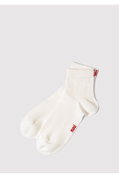 Mavi Detaillierte weiße Socken 0911605 -620