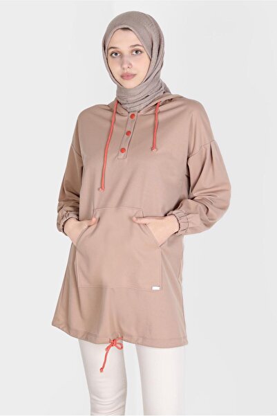 Alvina Hooded Snap-On Tracksuit Tunic - 42651