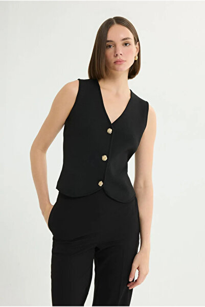 Love My Body V Yaka Triko Yelek